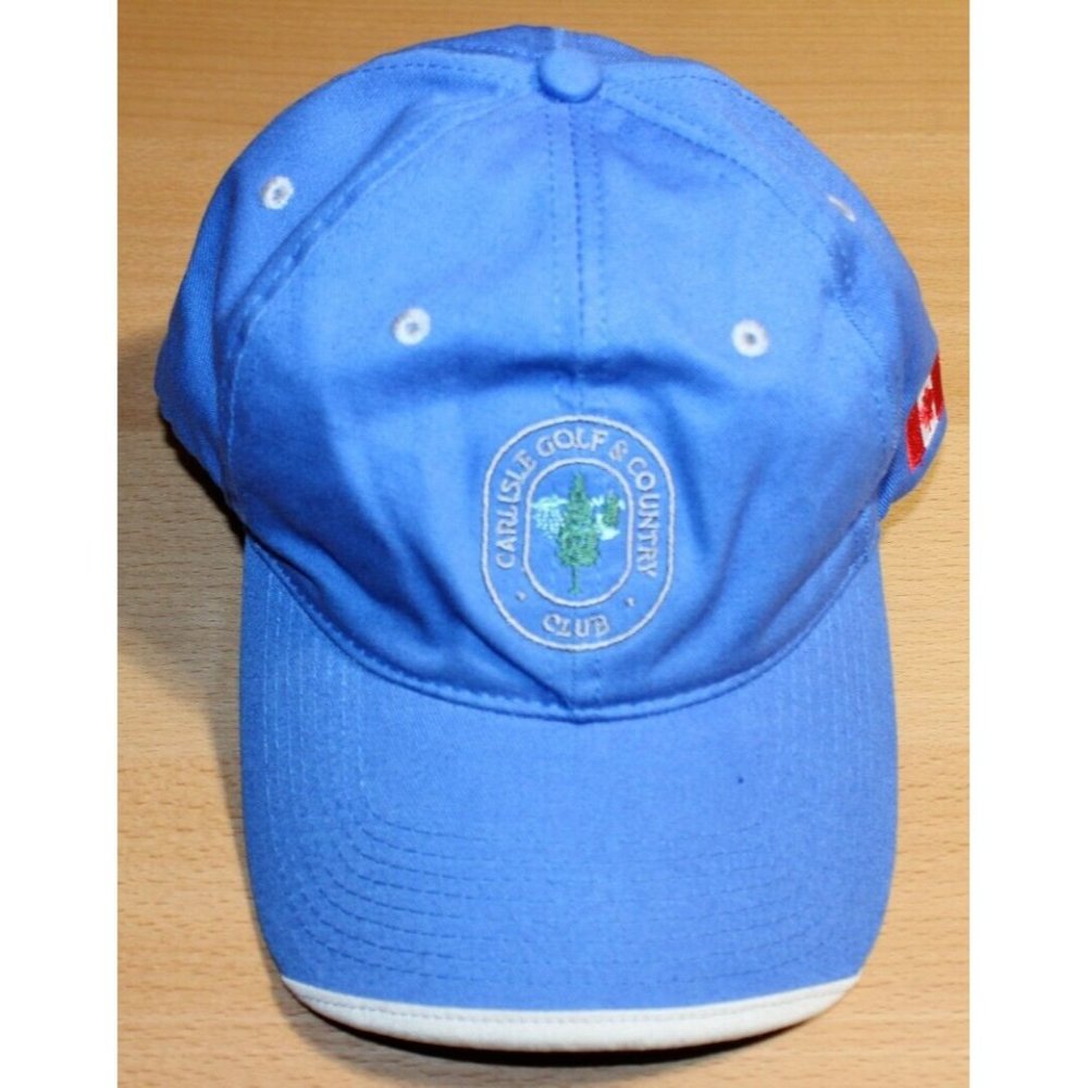 Carlisle Golf & Country Club Snapback Cap Hat Mens One Size Blue Adjustable